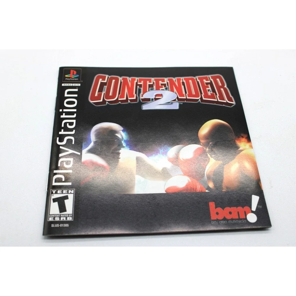 PS1 Contender 2 (Sony PlayStation 1, 2000) Complete w/ Manual